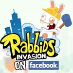 Rabbids Invasion on facebook (игра с веб-камерой)