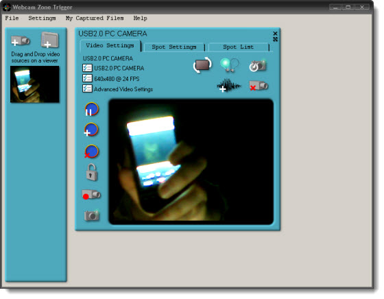 Программа для веб-камеры Webcam Zone Trigger Pro 2.505 (скачать)